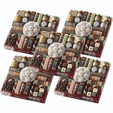 Set of 5 Swiss Colony 27 Favorites Gift Boxes Sausage Cheese Chocolates Candy