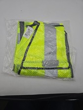 Galls Zip-N-Rip Class 2 Security Guard Safety High Visibility Yellow Size 2X-4XL