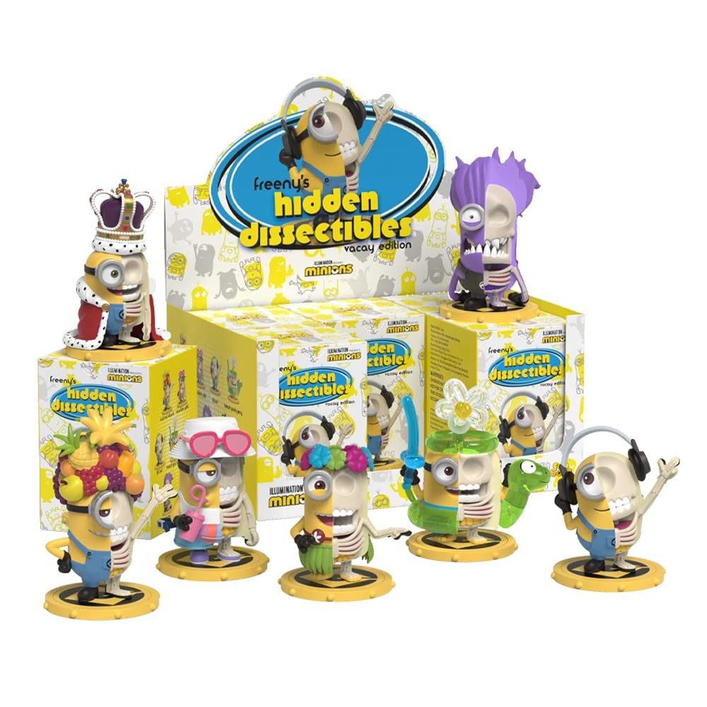 Mighty Jaxx Freenys Hidden Dissectibles Minions Urlaubs-Edition versiegelte 21590₽