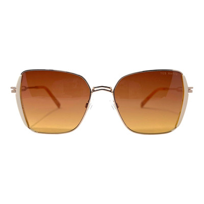 AUTHENTIC & NEW - TED BAKER - TWS162 GLD 55/16/140 - GOLD / WHITE SUNGLASSES