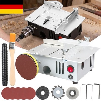 Elektrische DIY Mini Table Saw Tischkreissäge Kreissäge Kunststoff PVC-Schneider