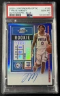 TYRESE MAXEY PSA 10 2020 CONTENDERS OPTIC #120 ROOKIE BLUE PRIZM RC AUTO 80/99