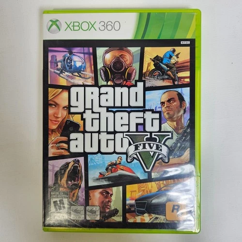 Grand Theft Auto V GTA 5 (Microsoft Xbox 360, 2013)