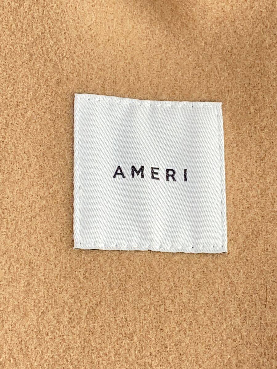 AMERI Wool Coat S Beige Solid Warm Jacket Used - image 3