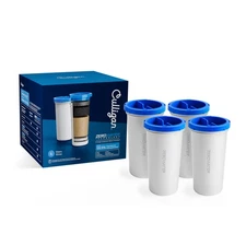 with ZeroWater Technology Replacement Filter 4-Pack, 5-Stage Advanced Water F...