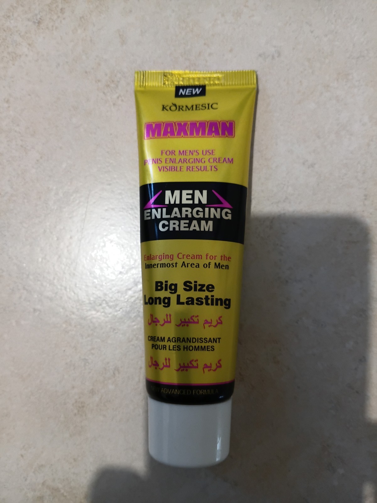 Crème bazooka MaxMan 50g gel de massage et soin de vitalité homme