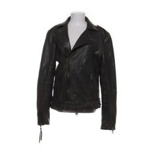 Tigha, Bikerjacke, Damen, Größe: L, Grün, Baumwolle/Leder, Einfarbig #Vlb