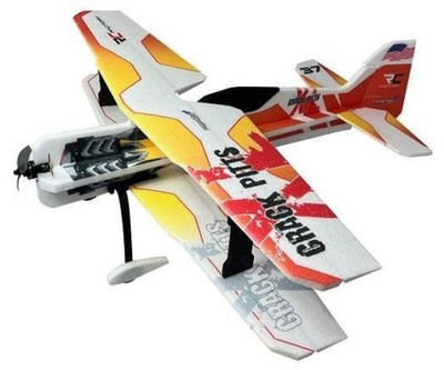 Rc Factory Crack Pitts XL gelb / 1000mm