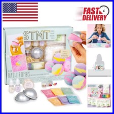 Vibrant DIY Bath Bomb Kit with Essential Oils - Create Your Own Spa Experience