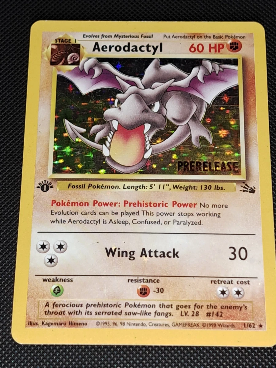 First Edition Pokémon Individual Fossil Cards for sale | eBay