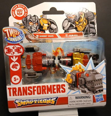 Hasbro Transformers Swapticons Wave 2 Dinobot Snarl and Grimlock, brand new!
