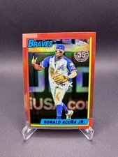 2025 Topps Chrome - 1990 Topps Baseball Ronald Acuña Jr. #90CB-2