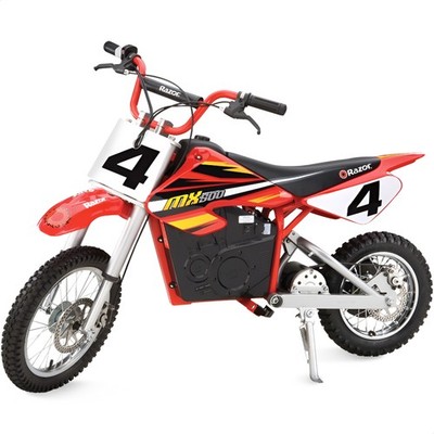 Razor Red Dirt Rocket High-Torque Electric Dirt Bike for Adult
