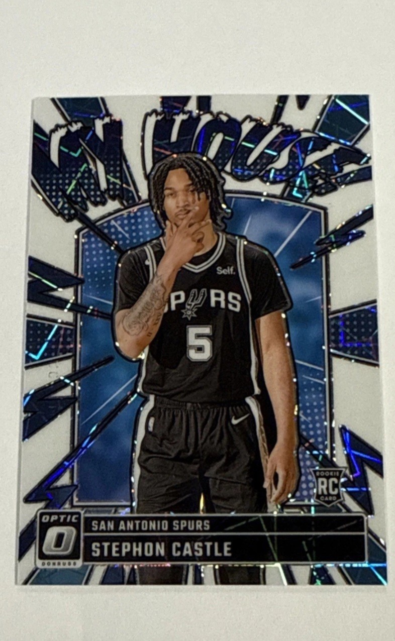 2024-2025 Panini Optic basketball Stephon Castle My House White Velocity /59