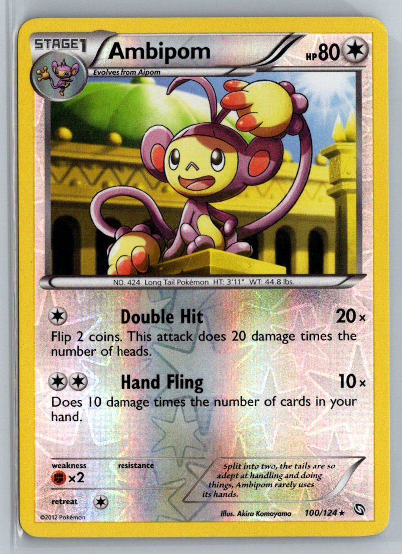 Dragons Exalted #100/124 Ambipom Reverse Holo
