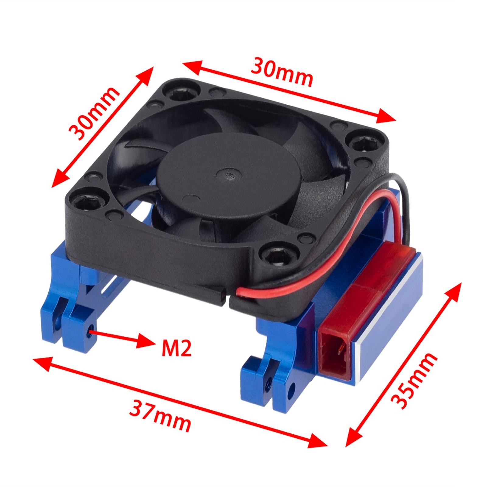 Cooling Fan For Traxxas Slash 4X4 2WD Velineon VXL-3S 1/10 RC Car Brushless ESC