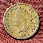 New Listing1894 Indian Head Cent, Free Shipping