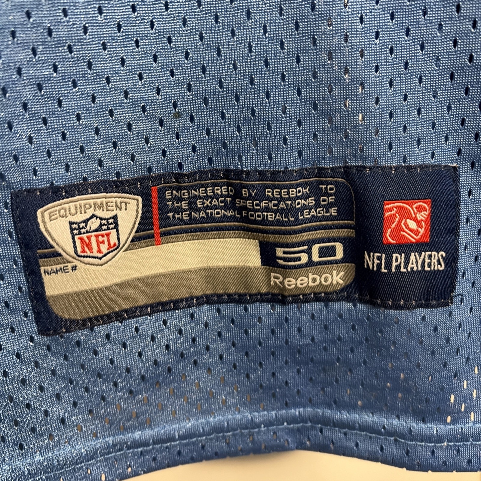 Reebok On Field NFL Carolina Panthers #89 Steve Smith Jersey - Size 50 thumbnail 2