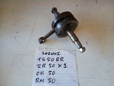 SUZUKI TS50ER RM50 ZR50 COMPLETE CRANKSHAFT GOOD THREADS GOOD BIG END