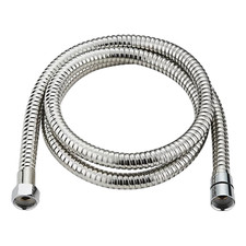 Swirl Bathroom Mixer Tap Hose Polished Stainless Steel 10mm x 1.5m