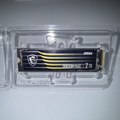 MSI SPATIUM M482 2TB NVME M.2 SSD PCIe 4.0 - 100% HEALTH - TESTED & WIPED