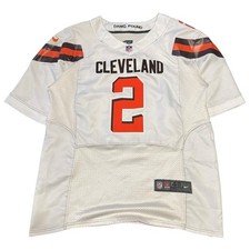 Johnny Manziel Cleveland Browns White 2015 Nike Game Jersey XL