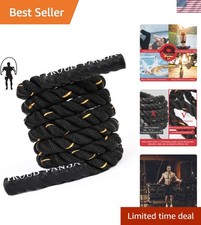 Professional Quality Weighted Jump Rope for Total Body Workouts - 5.4lb Edition