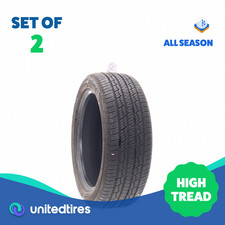 Set Of 2 Used 20550r17 Continental Controlcontact Tour As Plus 93v - 8.532 Set Of 2 Used 20550r17 Continental Controlcontact Tour As Plus 93v - 8.532