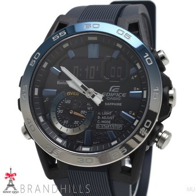 Casio Men s Watch Edifice Quartz Mobile Link Carbon Resin SS ECB 40YNP 1AJF CASI