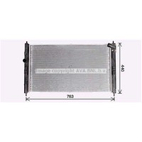 AVA Quality Cooling KüHler WasserküHler FüR Mitsubishi Lancer Viii CitroëN C4