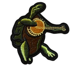 GRATEFUL DEAD TERRAPIN BANJO SO COOL Iron On Patch  ONE FREE MUSIC STICKER