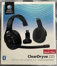 Rand McNally ClearDryve 220 Bluetooth Headphone Headset Noise-Cancelling