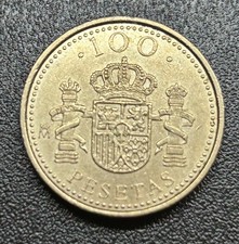 Spain 100 Pesetas 1998 Coin  #393