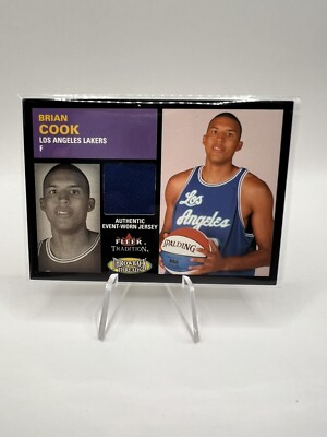 2003 -04 Fleer Tradition Throwback Threads Jersey Brian Cook TT-BC