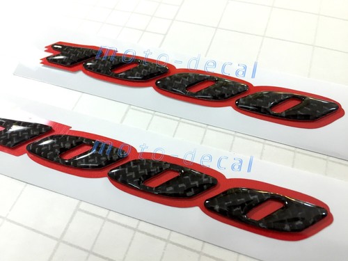 Carbon fiber For GSX-R GSXR1000 Gas Tank Decals Emblem Sticker Red - Picture 3 of 3