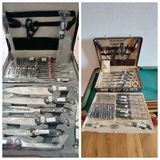 A.M.C. e WURZRBURG SET COLTELLI E POSATE professionali sono 2 valigette leggi