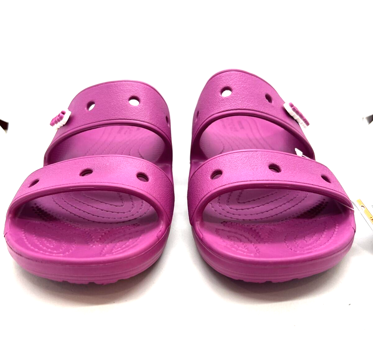 Crocs Classic sandal Women's Size 11 Slide Pink Fuchsia Fun New