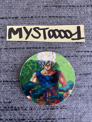 POG CAPS Dragon Ball Z Son Goku Super Saiyajin Prism Vintage Made In Taiwan GEBRAUCHT