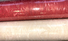 Wallpaper Domus Parati Creme/ Red textured matte/shine designs Variation *WP26