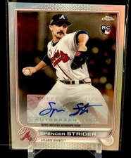 Spencer Strider 2022 Topps Chrome Update Autographs #AC-SST RC!! **MINT**