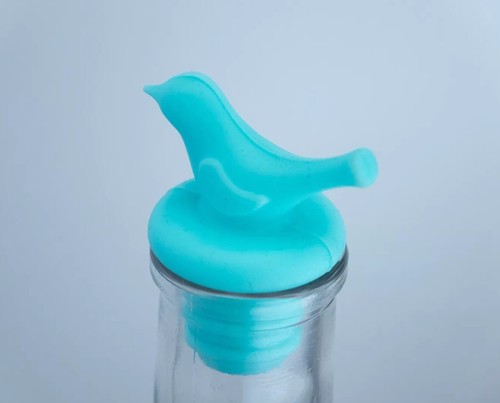 Bird bottle stopper, Blue, Quirky and fun For occasion with family & friends. - Picture 4 of 4