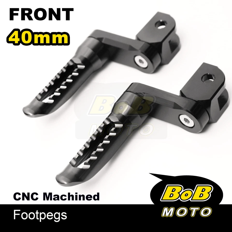 Clavijas de pie delanteras Billet de 4 cm para Suzuki GSXR 750 2006-2019 Foto 2 de 4