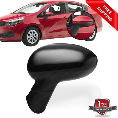 Mirror Paintable Power Glass Heated Driver Side For 2012-2014 Kia Rio