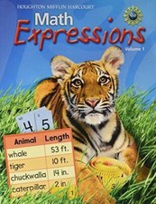 Math Expressions, Student Activity Book, Vol. 1, Grade 2 - Paperback - GOOD