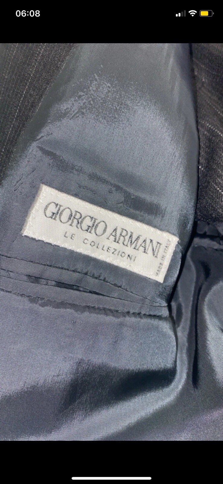 armani suit eBay