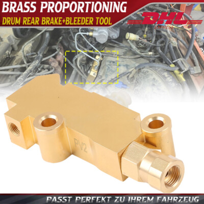 Neu Upgrade PV2 Brass Proportioning Valve Disc/Drum Disc Front Drum Rear Brake 