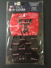 Texas Tech Red Raiders 2 Pack Adult Cloth Face Mask Covering -50 Off-FREE S H