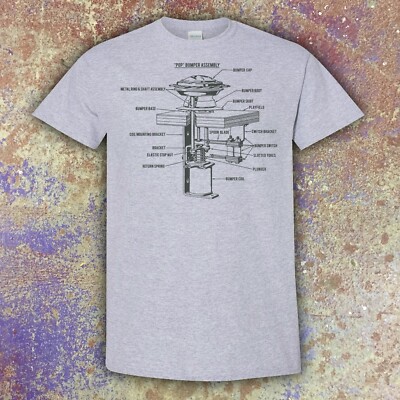Cool Pop Bumper Parts Diagram T Shirt Free Shipping Gildan Heavyweight T Ebay