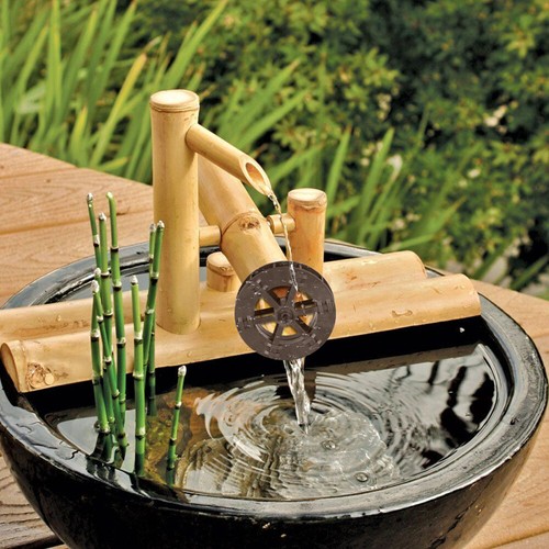 2 Piezas Rueda Feng Shui Adorno Mesa Decoración Cascada Correr - Imagen 7 de 11