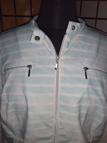 Zenergy Size 2 Full Zip L/S Lined Striped Jacket - Picture 4 of 8
